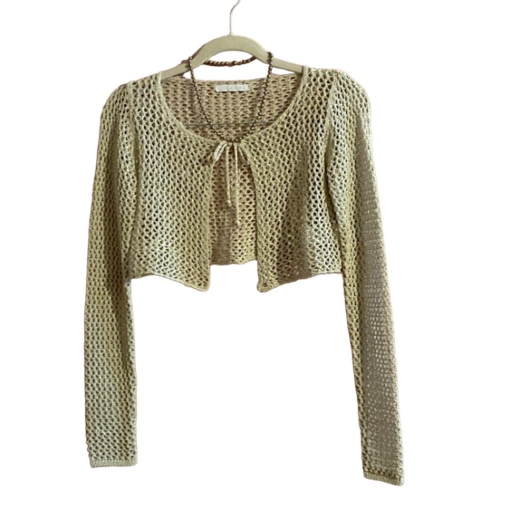 Sites”s cardigan crop sweater